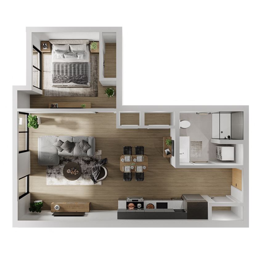 1 Bedroom A